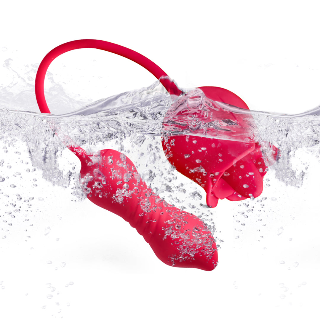 Rose Toy with Thrusting Dildo