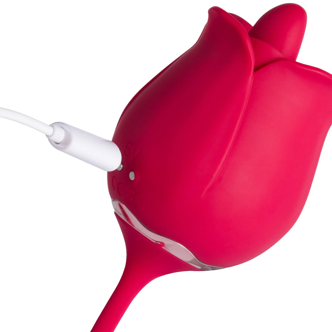 Rose Toy with Thrusting Dildo