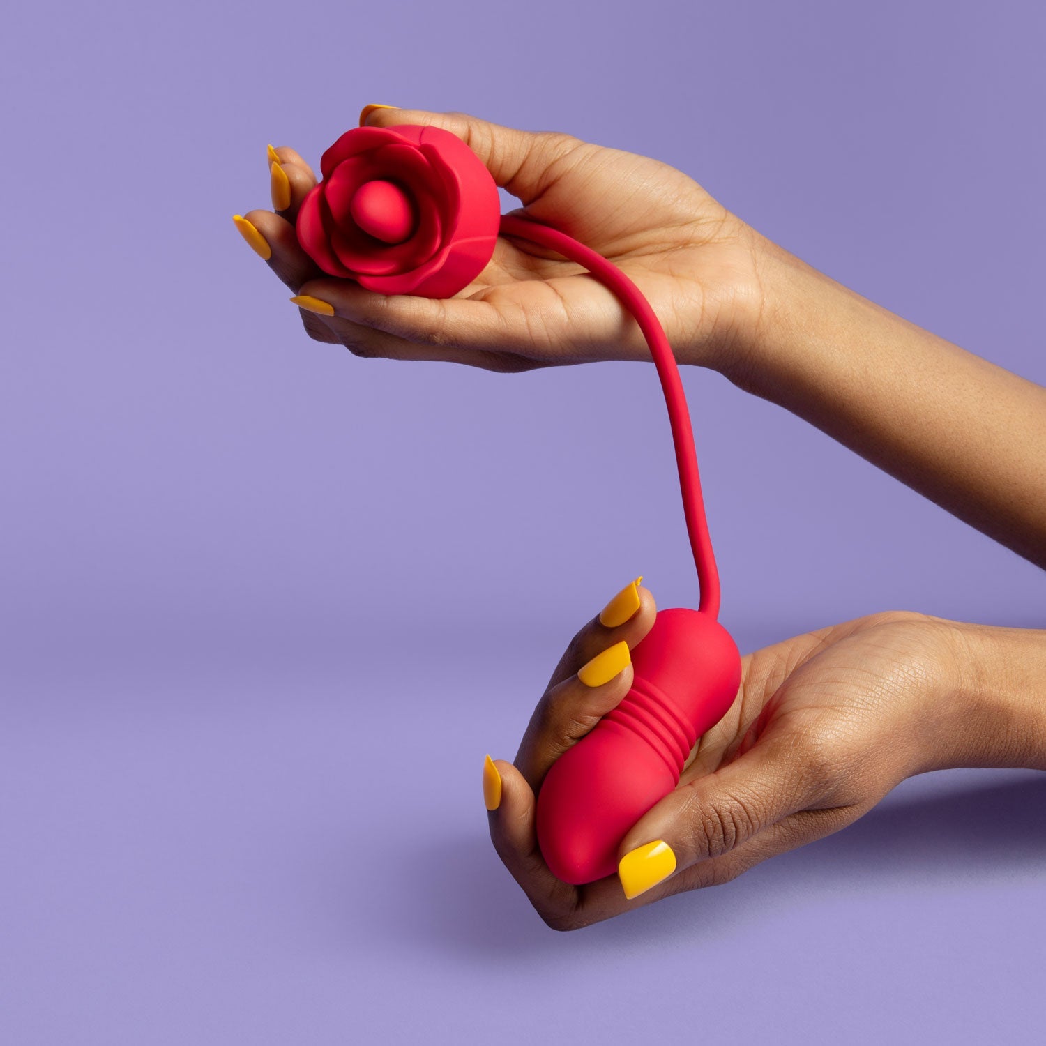 Rose Vibrator Tongue Licking Oral Sex Toy