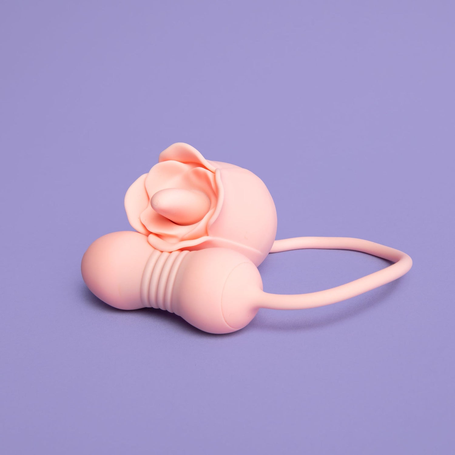 Rose Vibrator Tongue Licking Oral Sex Toy