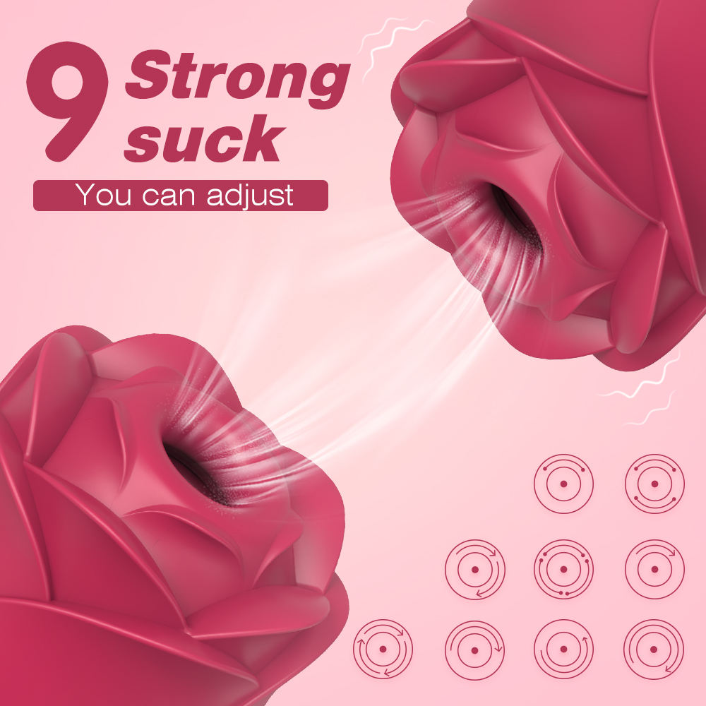 Rose Sex Toy Vibrator - 9 Powerful Modes