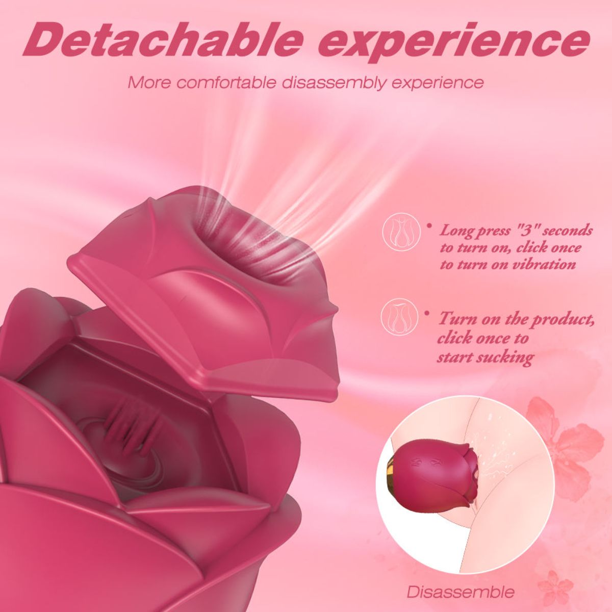 Rose Sex Toy Vibrator - 9 Powerful Modes