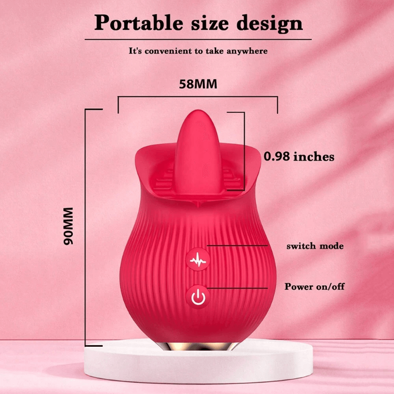 the rose sex toy Size