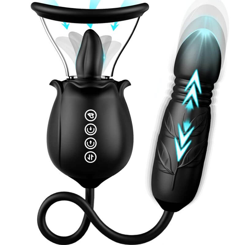 Black Rose Sex Toy for Women