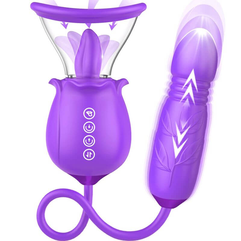 Purple Rose Sex Toy for Women