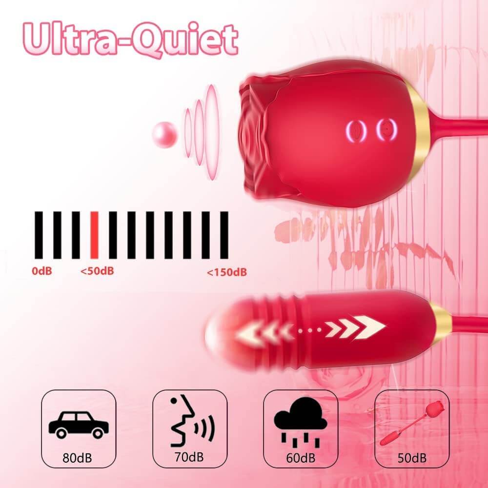Rose Adult Toy USB Magnetic Charging