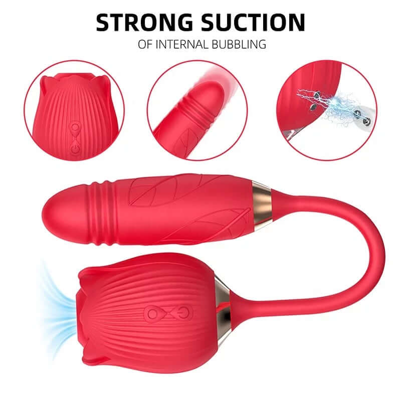 Rose Toy Extendo | 10 Licking modes & 10 Telescopic modes