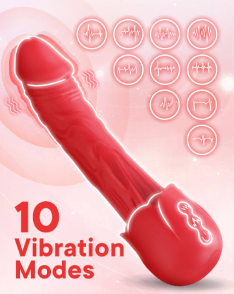 Rose Shape Dildo