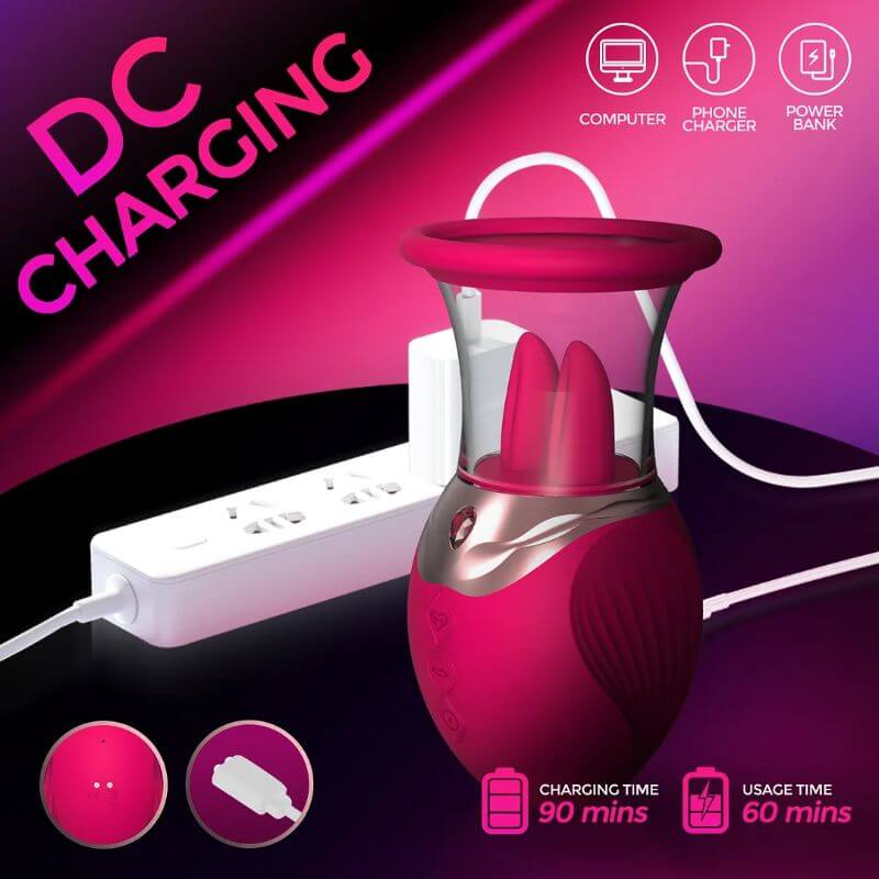 Rose Toy with Suction