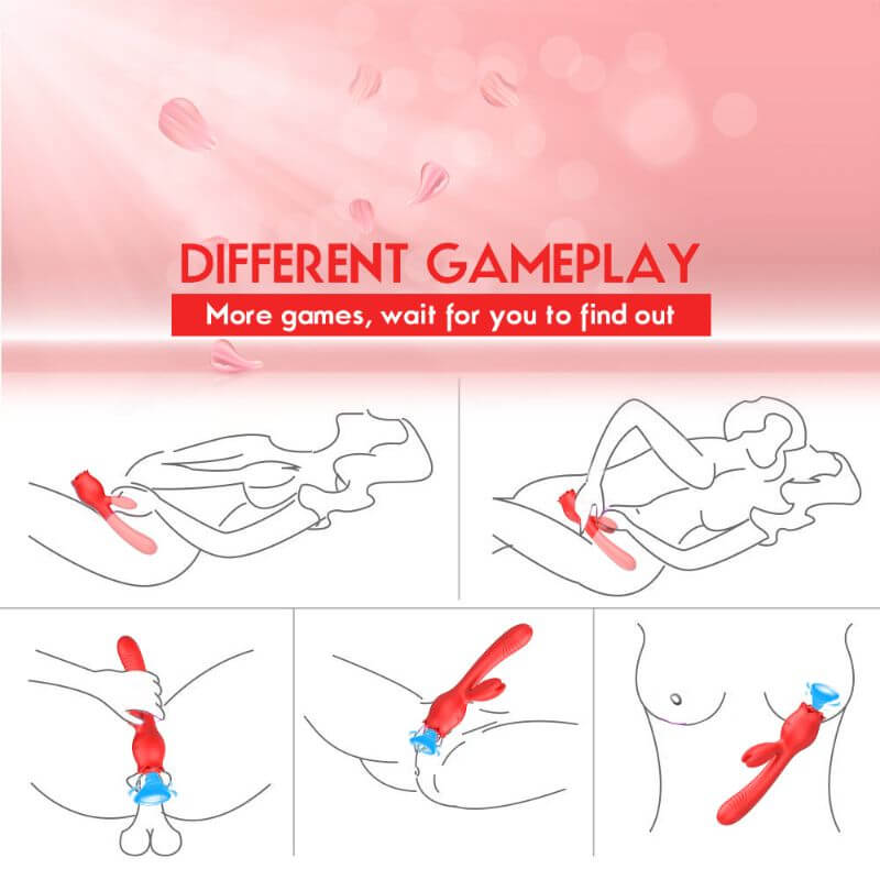 rabbit vibrator rose toy DIFFERENT GAME PLAY
