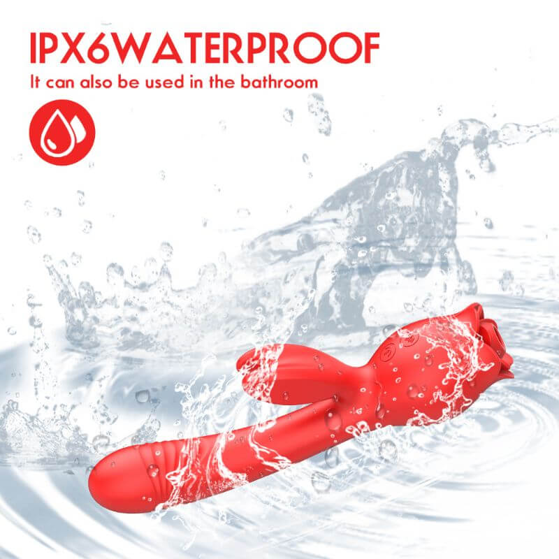 rabbit vibrator rose toy IPX6 WATERPROOF