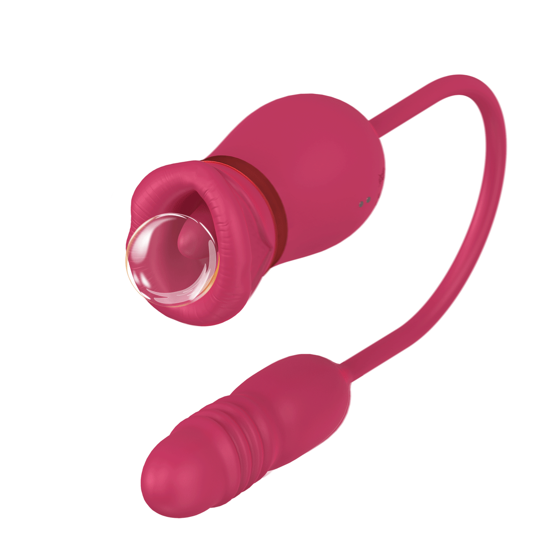 Red Rose Toy with Tongue