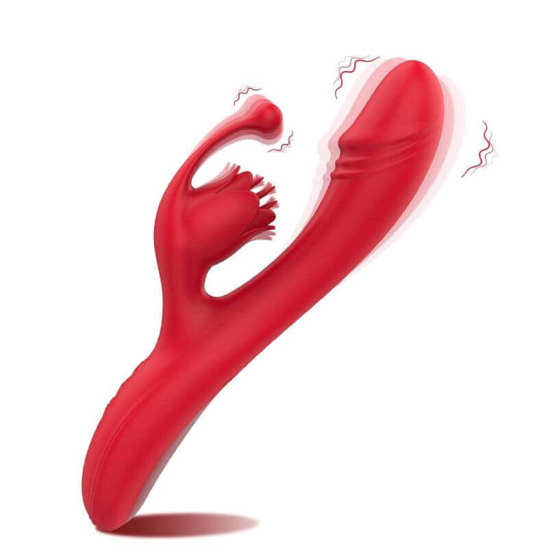 3-in-1 Rose Dildo