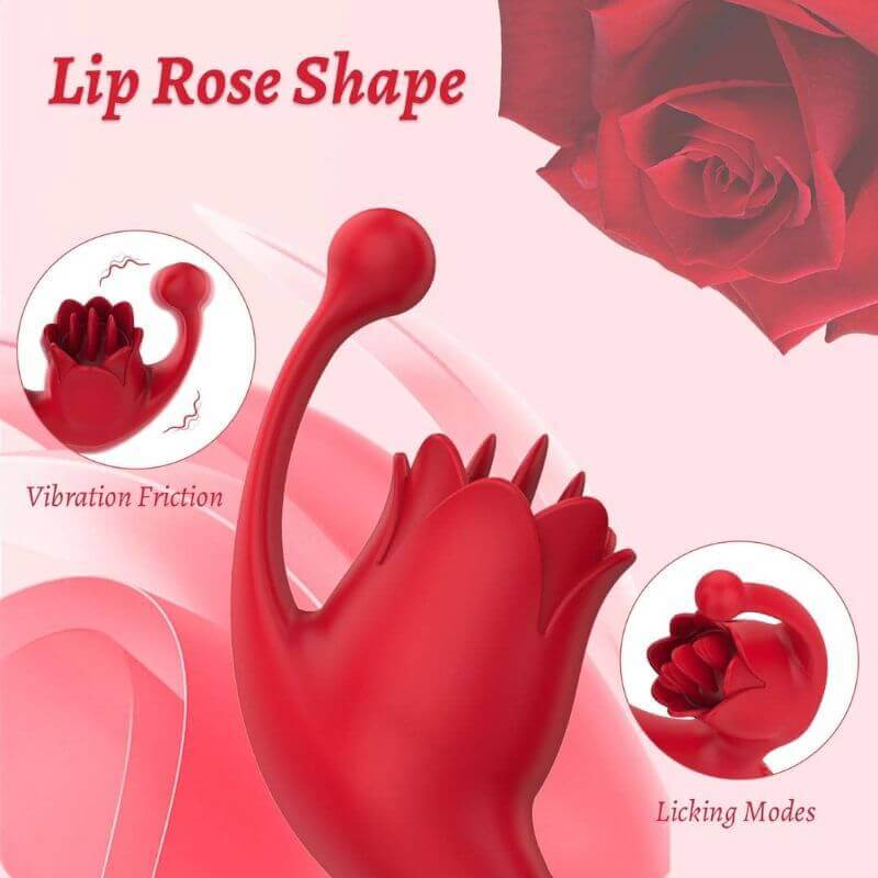 3-in-1 Rose Dildo