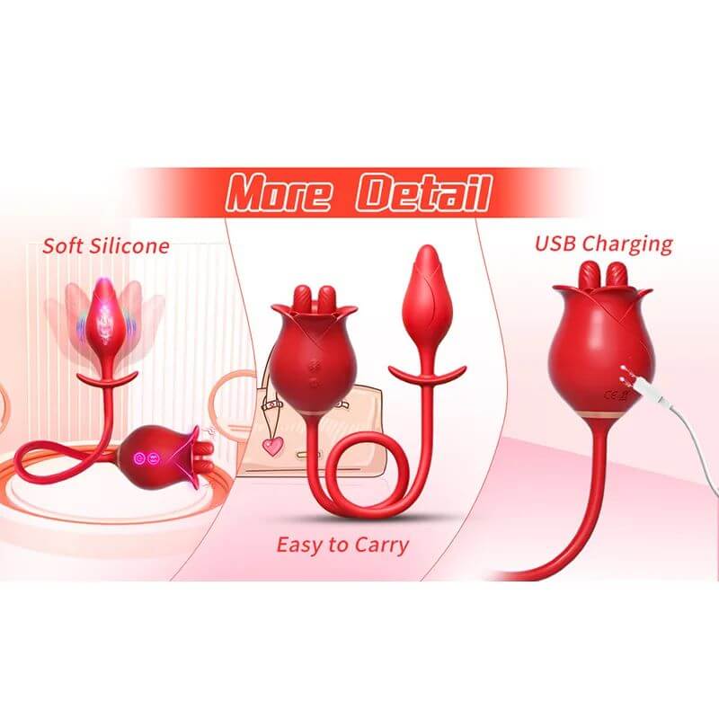 male rose toy detail