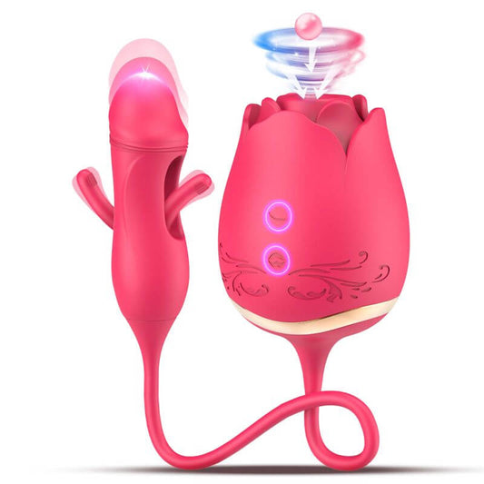 3-in-1 Rose Toy Vibrator