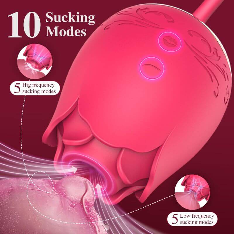 3-in-1 Rose Toy Vibrator