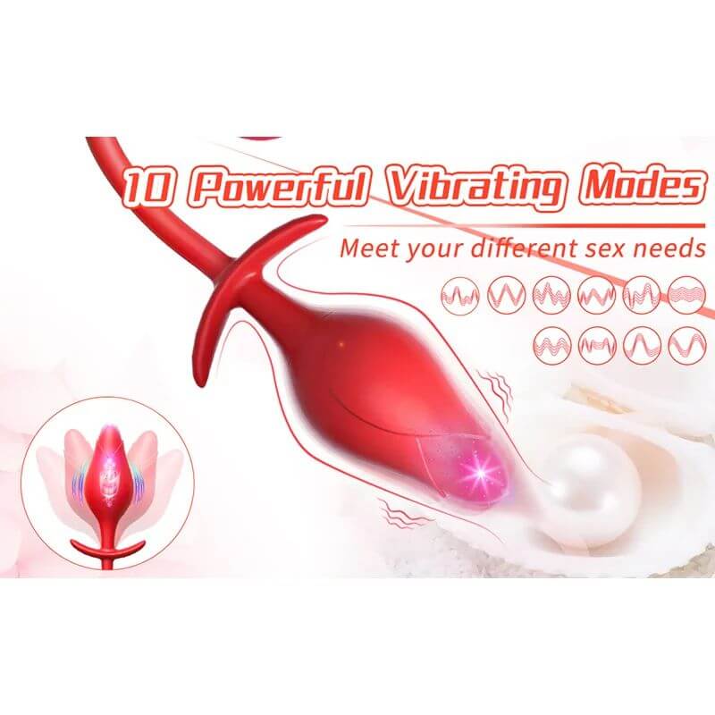 male rose toy butt plug