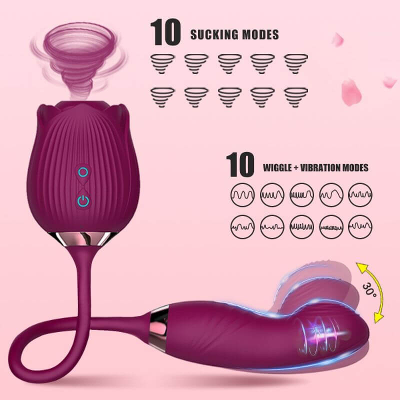 rose toy with dildo