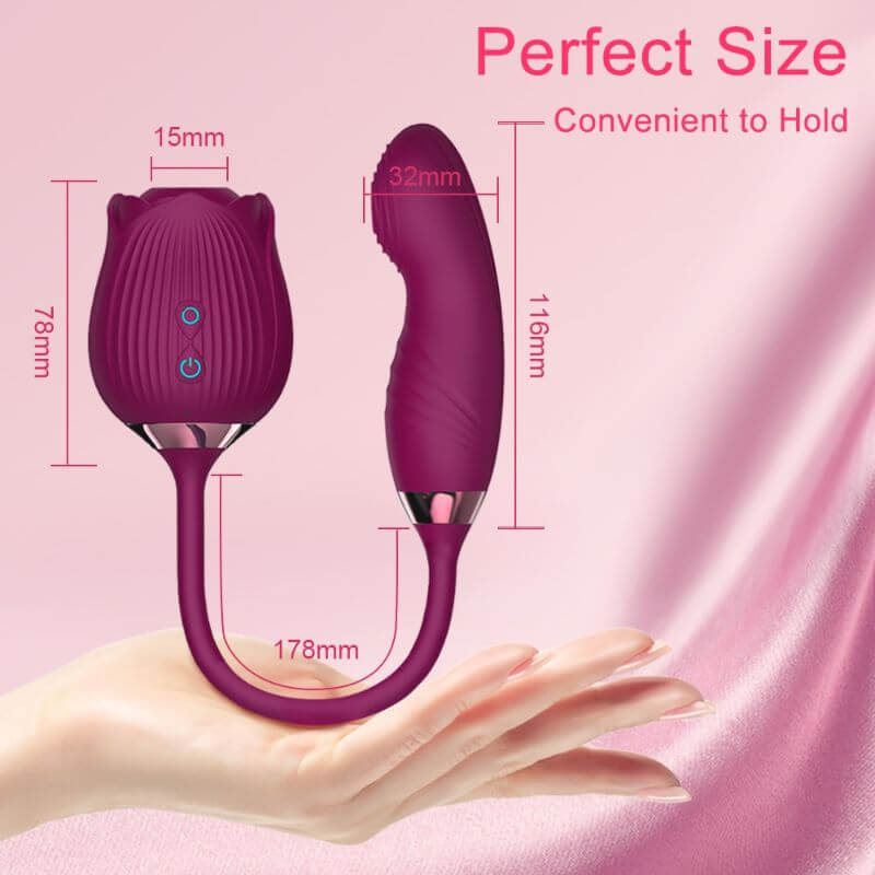 rose toy with dildo