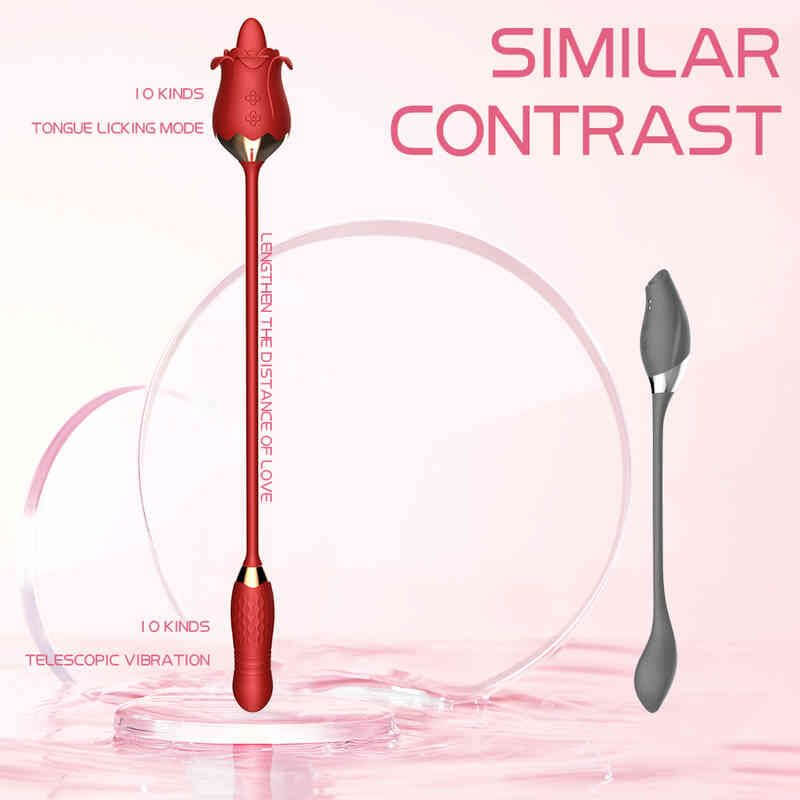Rose Toy With Dildo Vibrator