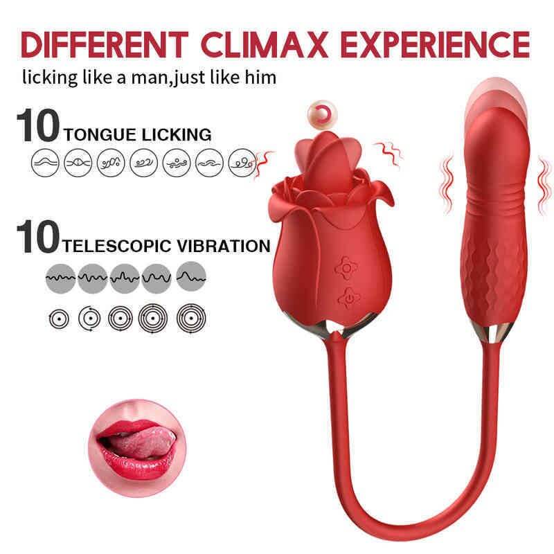 Rose Toy With Dildo Vibrator