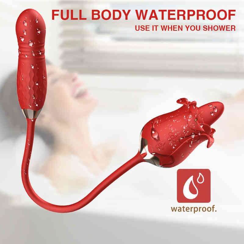 Rose Toy With Dildo Vibrator