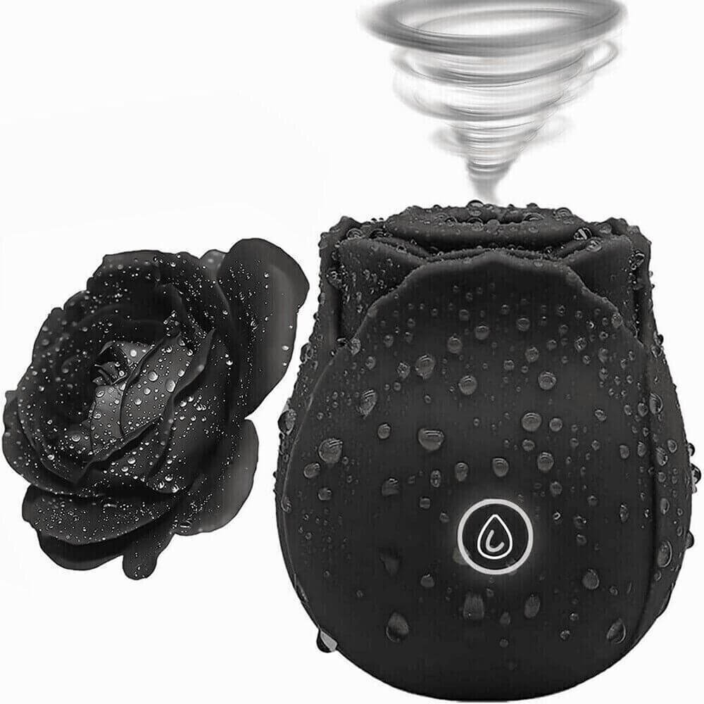 Black Rose Toy - 9 Sucking and 9 Vibrating